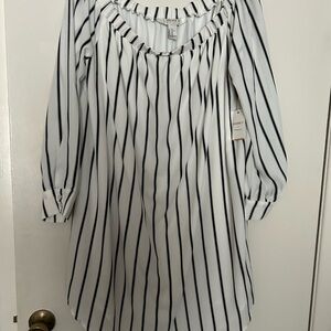 Forever 21 Contemporary Striped Blouse